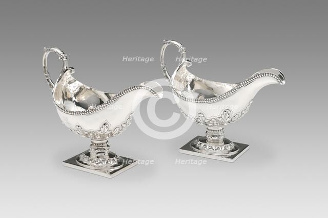Pair of Sauceboats, 1852/61. Creator: Eoff & Shepard.