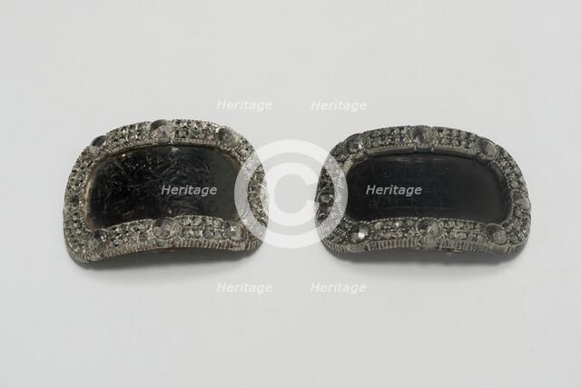 Pair of Shoe Buckles, England, Last quarter 18th century. Creator: Unknown.