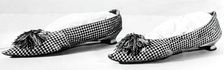 Pair of Shoes, England, 1795/1825. Creator: Unknown