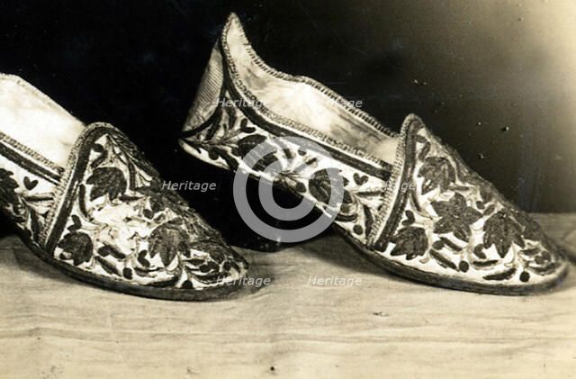 Pair of Shoes, France, 1870s. Creator: Unknown.