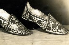 Pair of Shoes, France, 1870s. Creator: Unknown