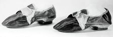 Pair of Shoes, France, c.1770s. Creator: Unknown