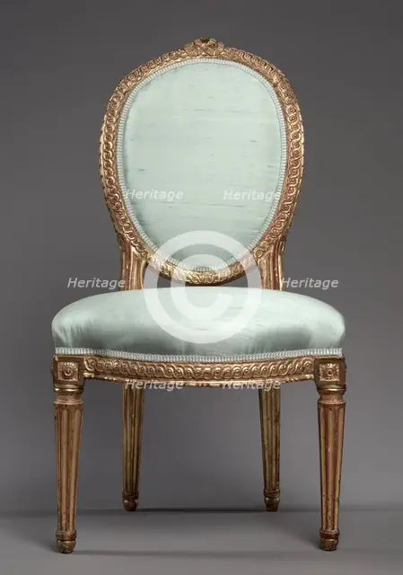 Pair of Side Chairs, 1700s. Creator: Jean Baptiste fils Lelarge (French, 1743-1802).