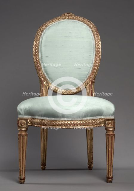 Pair of Side Chairs, 1700s. Creator: Jean Baptiste fils Lelarge (French, 1743-1802).