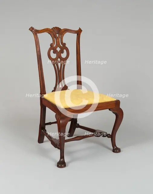 Pair of Side Chairs, 1755/90. Creator: Unknown.