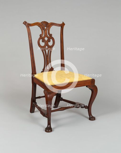 Pair of Side Chairs, 1755/90. Creator: Unknown.