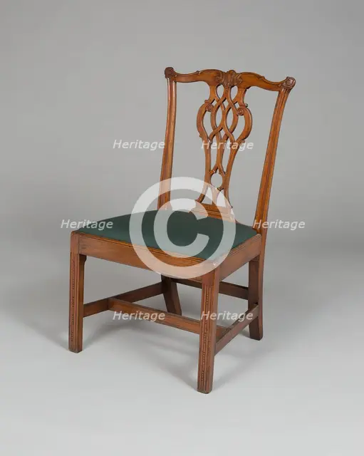 Pair of Side Chairs, 1760/80. Creator: Unknown.
