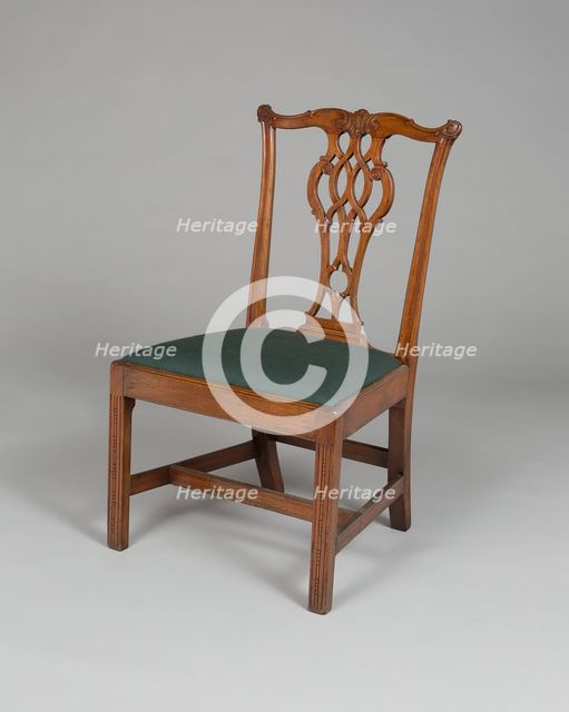 Pair of Side Chairs, 1760/80. Creator: Unknown.