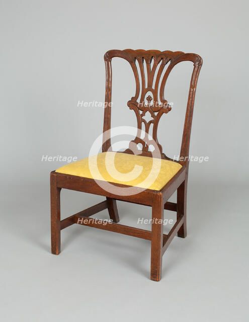 Pair of Side Chairs, 1770/90. Creator: Unknown.