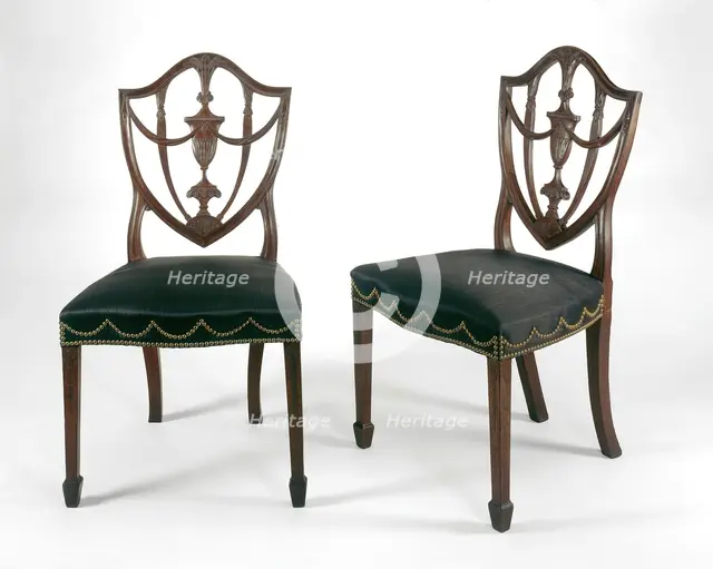 Pair of Side Chairs, 1794/99. Creator: Samuel McIntire.