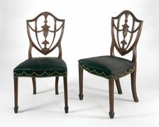 Pair of Side Chairs, 1794/99. Creator: Samuel McIntire