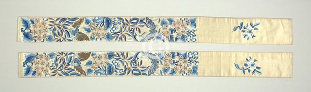 Pair of Sleeve Bands, 19th century. Creator: Unknown.