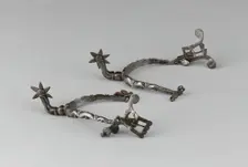 Pair of Spurs, Europe, c. 1630. Creator: Unknown
