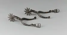 Pair of Spurs, Europe, early 17th century. Creator: Unknown