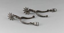 Pair of Spurs, Europe, early 17th century. Creator: Unknown