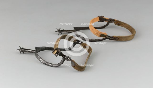 Pair of Spurs, Europe, late 14th century. Creator: Unknown.