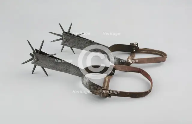 Pair of Spurs, Hungary, 15th/16th century. Creator: Unknown.