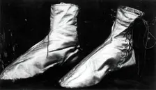 Pair of Startups (Half Boots), United States, c.1860s. Creator: Unknown