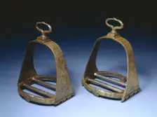 Pair of Stirrups, 1600s. Creator: Unknown