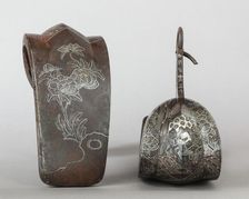 Pair of Stirrups (Abumi), Japanese, Kashu, probably 18th century. Creator: Sanemitsu