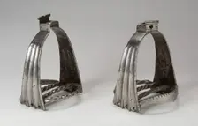 Pair of Stirrups, Germany, 16th century. Creator: Unknown