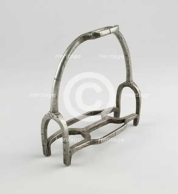 Pair of Stirrups, Germany, 19th century in early 16th century German style. Creator: Unknown.