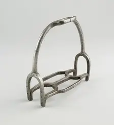 Pair of Stirrups, Germany, 19th century in early 16th century German style. Creator: Unknown