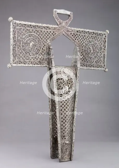 Pair of Stirrups, Mexican, ca. 1750. Creator: Unknown.