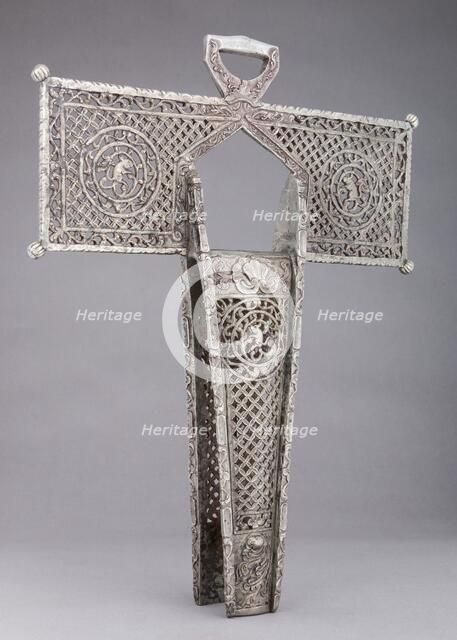 Pair of Stirrups, Mexican, ca. 1750. Creator: Unknown.