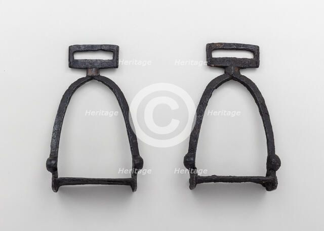Pair of Stirrups, Scandinavian, possibly Danish, late 10th-early 11th century. Creator: Unknown.