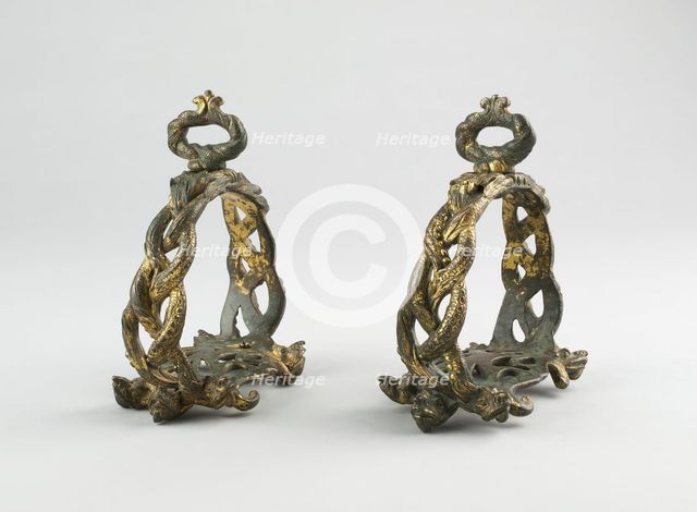 Pair of Stirrups, Spain, 17th/18th century. Creator: Unknown.