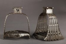 Pair of Stirrups, Spanish, late 16th century - early 17th century. Creator: Unknown