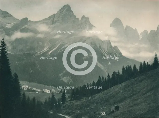 Pala Group, San Martino di Castrozza, Dolomites, Italy, 1927. Artist: Eugen Poppel.