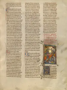 Palamedes Fighting the Knights of the Round Table, about 1320-1340. Creator: Unknown