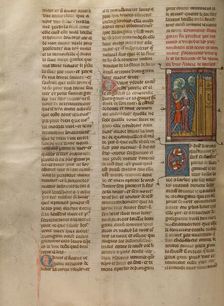 Palamedes Freeing Brangain, about 1320-1340. Creator: Unknown