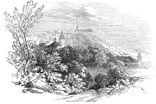 Palace of Molsdorf - from His Royal Highness Prince Albert's drawing, 1845. Creator: W. J. Linton