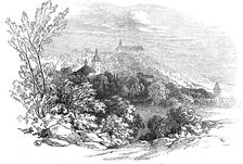 Palace of Molsdorf - from His Royal Highness Prince Albert's drawing, 1845. Creator: W. J. Linton