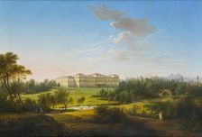 Palace of Monza in the park, 1825. Creator: Marco Gozzi