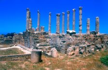 Palace of Columns, Tolmeita, Libya. Creator: Vivienne Sharp