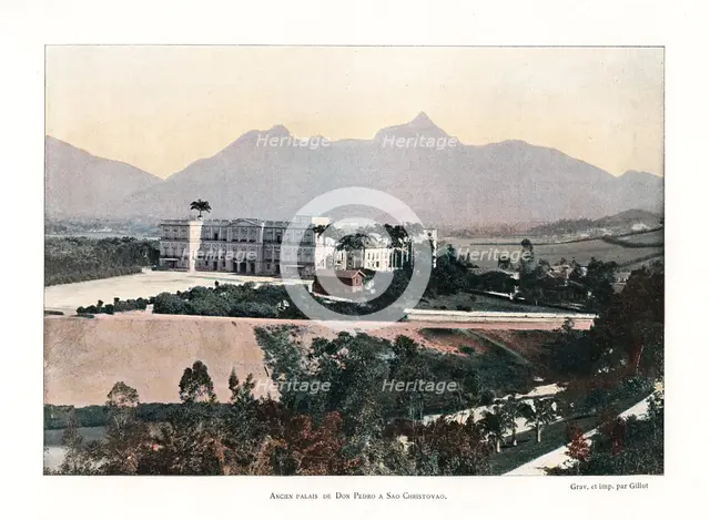 Palace of Don Pedro, Brazil, 19th century. Artist: Gillot