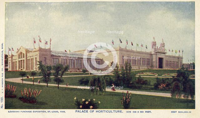 Palace of Horticulture, World's Fair, St Louis, Missouri, USA, 1904. Artist: Unknown
