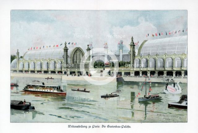 Palace of Horticulture, Paris World Exposition, 1889, (1900).Artist: Ewald Thiel