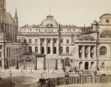Palace of Justice, Paris, between 1860 and 1870. Creator: Edouard Baldus