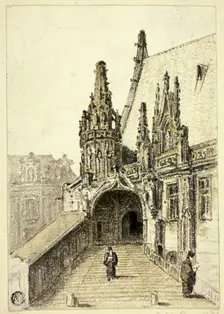 Palace of Justice, Rouen, n.d. Creator: Unknown