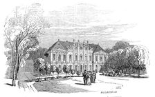 Palace of Tenneburg - from His Royal Highness Prince Albert's drawing, 1845. Creator: W. J. Linton