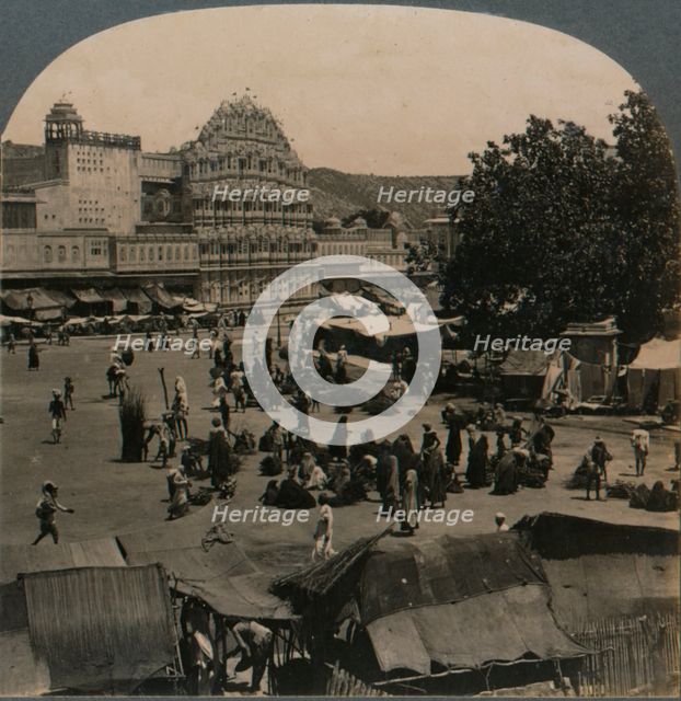 'Palace of the Winds from Shiva Temple, Jeypore, India', 1902. Artist: Unknown.