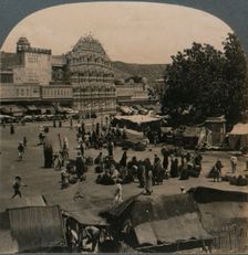 Palace of the Winds from Shiva Temple, Jeypore, India 1902