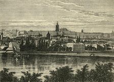 Palace of the Bohemian Kings and Cathedral of Hradschin, Prague 1890. Creator: Unknown