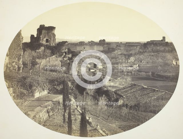 Palace of the Caesars on the Palatine, 1860. Creator: Robert MacPherson.