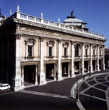 Palace of the Capitoline Museum in Piazza Campidoglio